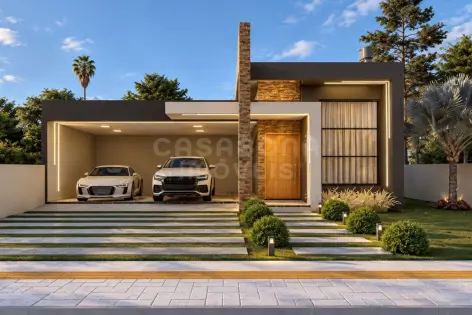 Imagem #1 do imóvel Casa nova de alto padrão com piscina em Praia Camboim