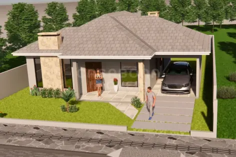 Imagem #4 do imóvel Casa em lançamento com 3 dormitórios a 300 metros da praia no bairro Sambaquis