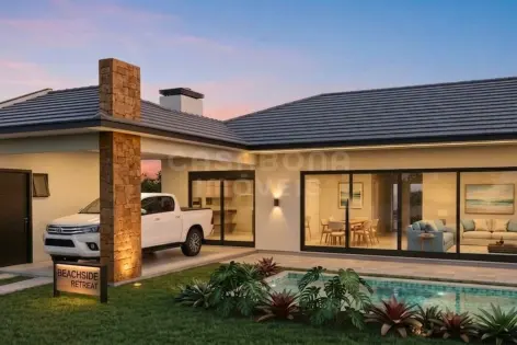 Imagem #2 do imóvel Exclusividade e conforto em uma casa nova a poucos passos da praia