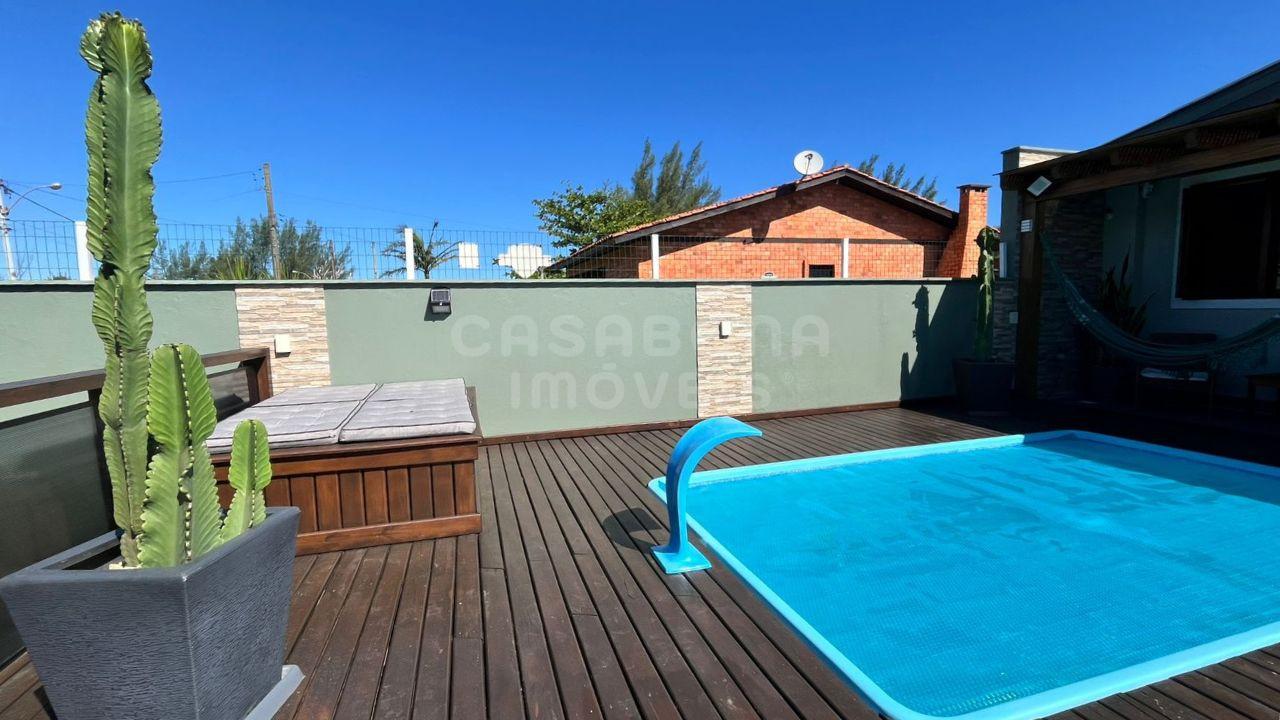 Casa de Veraneio a 130 metros do Mar no Balneário São Jorge