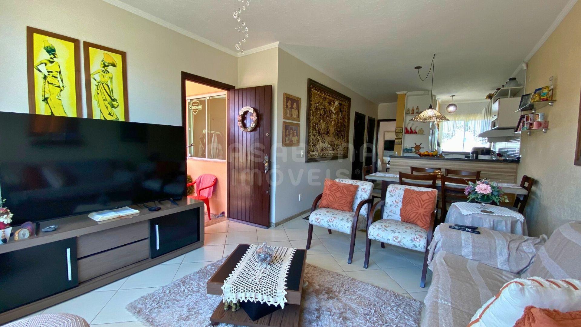 Apartamento semimobiliado com churrasqueira em Arroio do Sal Sul