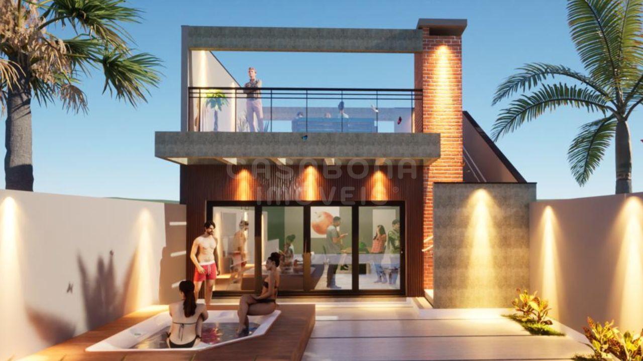 Casa à Venda em Arroio do Sal, Camboim - 3 Dormitórios com Vista para o Mar 