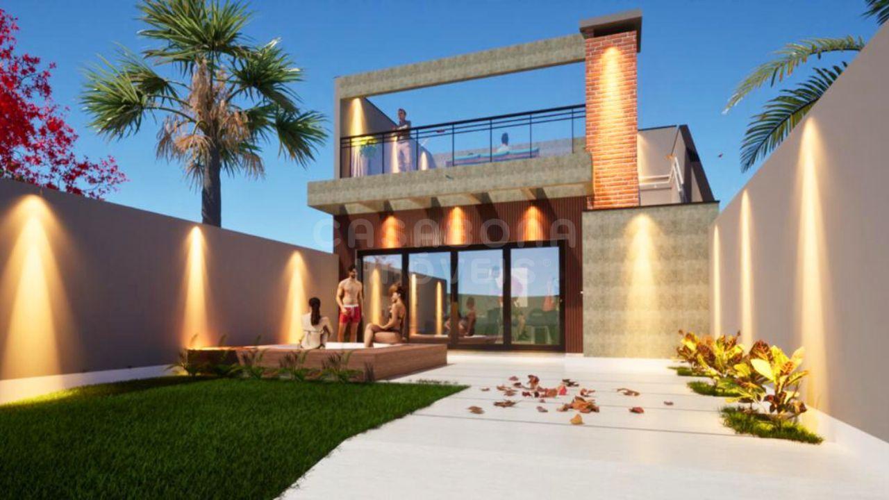 Casa à Venda em Arroio do Sal, Camboim - 3 Dormitórios com Vista para o Mar 