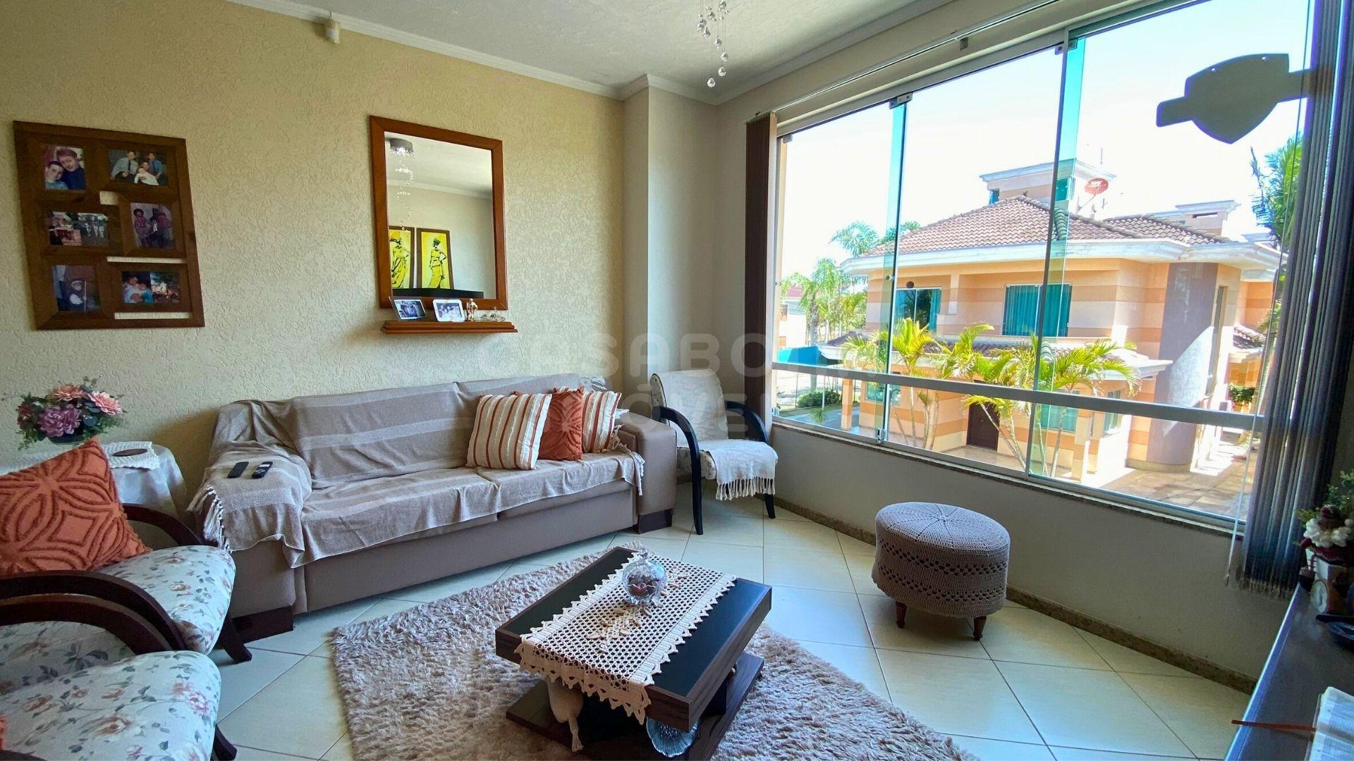 Apartamento semimobiliado com churrasqueira em Arroio do Sal Sul