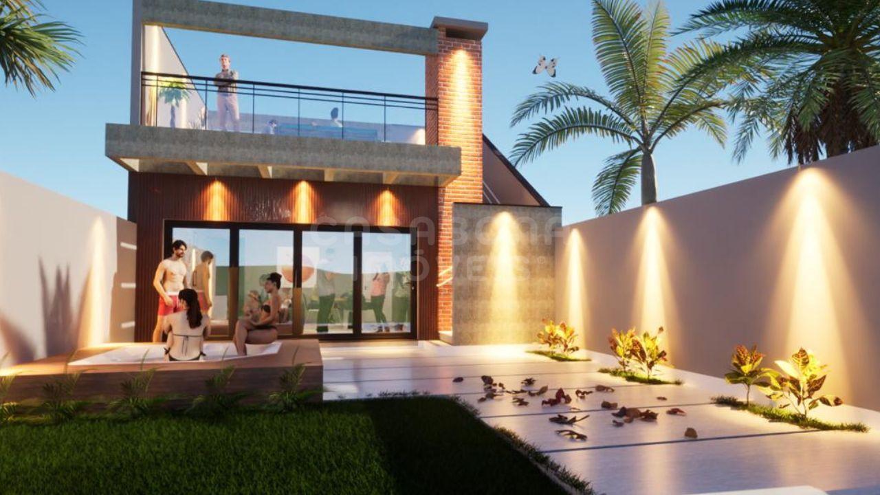 Casa à Venda em Arroio do Sal, Camboim - 3 Dormitórios com Vista para o Mar 