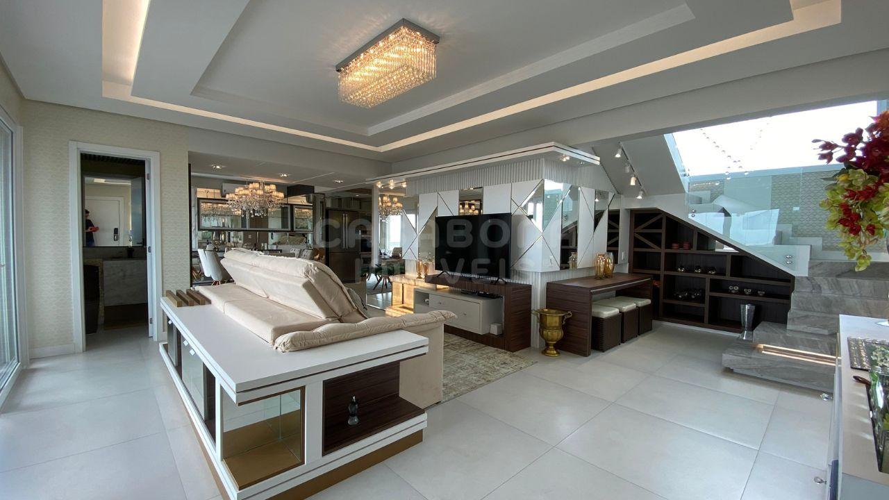 Cobertura Duplex Exclusiva a 300m do Mar - 4 Dormitórios, Espaço Gourmet e Piscina